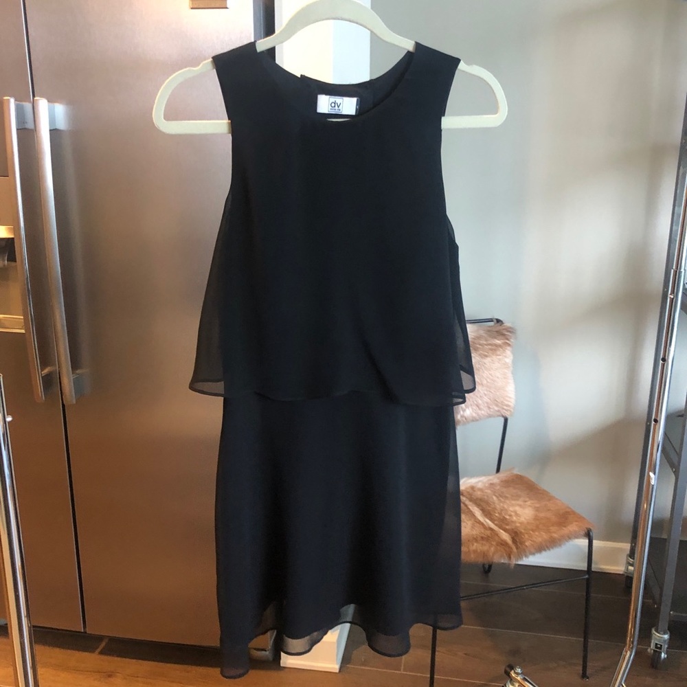 Dolce Vita black chiffon dress